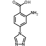CAS#: 915920-19-3， 2-Amino-4-(4H-1,2,4-triazol-4-yl)benzoic acid