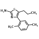 CAS#: 915920-38-6， 4-(2,5-Dimethylphenyl)-5-propyl-1,3-thiazol-2-amine
