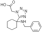 CAS#: 915920-47-7， {5-[1-(Benzylamino)cyclohexyl]-1H-tetrazol-1-yl}acetic acid