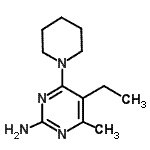 CAS#: 915920-63-7， 5-Ethyl-4-methyl-6-(1-piperidinyl)-2-pyrimidinamine