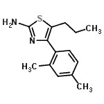 CAS#: 915920-65-9， 4-(2,4-Dimethylphenyl)-5-propyl-1,3-thiazol-2-amine