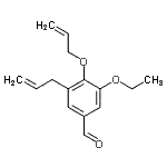 CAS#: 915920-67-1， 3-Allyl-4-(allyloxy)-5-ethoxybenzaldehyde