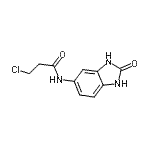 CAS#: 915920-69-3， 3-chloro-N-(2-oxo-1,3-dihydrobenzimidazol-5-yl)propanamide