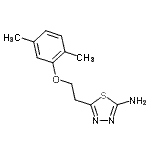 CAS#: 915921-54-9， 5-[2-(2,5-Dimethylphenoxy)ethyl]-1,3,4-thiadiazol-2-amine