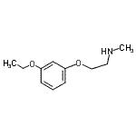 CAS#: 915921-56-1， 2-(3-Ethoxyphenoxy)-N-methylethanamine