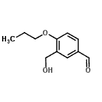 CAS#: 915921-81-2， 3-(Hydroxymethyl)-4-propoxybenzaldehyde