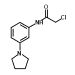 CAS#: 915921-99-2， 2-Chloro-N-[3-(1-pyrrolidinyl)phenyl]acetamide