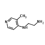 CAS#: 915922-09-7， N-(3-Methyl-4-pyridinyl)-1,2-ethanediamine