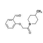 CAS#: 915923-54-5， 2-[2-(4-Methyl-1-piperidinyl)-2-oxoethoxy]benzaldehyde