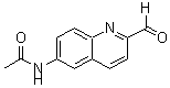 structure of CAS# 915923-55-6, N-(2-Formyl-6-quinolinyl)acetamide;acetamide, N-(2-formyl-6-quinolinyl);acetamide, N-(2-formyl-6-quinolinyl)-;MFCD08059716