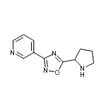 CAS#: 915924-48-0， 3-[5-(2-Pyrrolidinyl)-1,2,4-oxadiazol-3-yl]pyridine