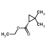 CAS#: 91603-11-1， Ethyl (1R)-2,2-dimethylcyclopropanecarboxylate