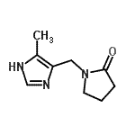 CAS#: 916254-28-9， 1-[(4-Methyl-1H-imidazol-5-yl)methyl]-2-pyrrolidinone