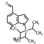 CAS#: 916259-53-5， 1-(Triisopropylsilyl)-1H-pyrrolo[2,3-b]pyridine-4-carbaldehyde