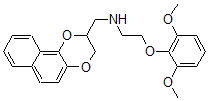 CAS#: 91677-55-3， 2-((2-(2,6-Dimethoxyphenoxy)Ethyl)Amino)Methyl-1,4-Dioxane([1,2-b]Naphthalene