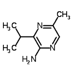 CAS#: 91678-84-1， 3-Isopropyl-5-methyl-2-pyrazinamine
