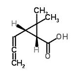 CAS#: 91726-53-3， (1R,3S)-2,2-Dimethyl-3-propadienylcyclopropanecarboxylic acid