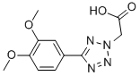 CAS#: 91759-61-4， 5-(3,4-Dimethoxyphenyl)-2H-Tetrazol-2-Yl]Acetic Acid