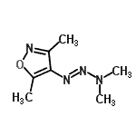 CAS#: 91773-32-9， 4-[(1E)-3,3-Dimethyl-1-triazen-1-yl]-3,5-dimethyl-1,2-oxazole