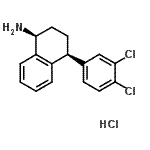 CAS 登录号：91797-57-8， (1S,4S)-4-(3,4-二氯苯基)-1,2,3,4-四氢-1-萘胺盐酸盐(1:1)