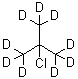 structure of CAS# 918-20-7, 2-Chloro-2-(Methyl-D3)-Propane-1,1,1,3,3,3-D6;Tert-Butyl-D9 Chloride;185949_Aldrich;2-Chloro-2-Methylpropane-D9