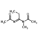 CAS#: 918144-41-9， Methyl N,N'-diacetyl-N-methylcarbamimidothioate