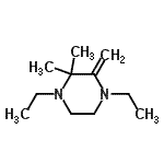 CAS#: 91823-90-4， 1,4-Diethyl-2,2-dimethyl-3-methylenepiperazine