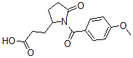 CAS#: 91829-95-7， 1-(4-Methoxybenzoyl)-5-oxo-2-pyrrolidinepropanoic acid