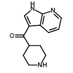 CAS#: 918513-18-5， 4-Piperidinyl(1H-pyrrolo[2,3-b]pyridin-3-yl)methanone