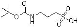 CAS#: 918825-10-2， 3-({[(2-Methyl-2-propanyl)oxy]carbonyl}amino)-1-propanesulfonic acid