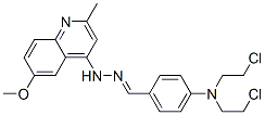 CAS#: 91919-67-4， N-[[4-[Bis(2-Chloroethyl)Amino]Phenyl]Methylideneamino]-6-Methoxy-2-Methyl-Quinolin-4-Amine