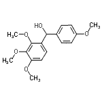 CAS#: 919355-90-1， (4-Methoxyphenyl)(2,3,4-trimethoxyphenyl)methanol