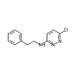 CAS#: 919522-46-6， 6-chloro-N-(2-phenylethyl)pyridazin-3-amine