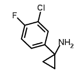 CAS#: 920501-73-1， 1-(3-Chloro-4-fluorophenyl)cyclopropanamine