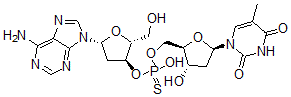 CAS#: 92127-73-6， 5'-O-Thymidyl 3'-O-(2'-Deoxyadenosyl) Phosphorothioate