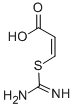 structure of CAS# 92138-10-8, (Z)-3-[(Aminoiminomethyl)Thio]Prop-2-Enoic Acid Sulfate;(E)-3-Carbamimidoylsulfanylprop-2-Enoic Acid;(E)-3-(Carbamimidoylthio)Prop-2-Enoic Acid;3-(Carbamimidoylthio)Prop-2-Enoic Acid