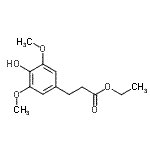 CAS#: 92157-61-4， Ethyl 3-(4-hydroxy-3,5-dimethoxyphenyl)propanoate