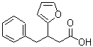 结构式 CAS# 92190-42-6, 3-(2-呋喃基)-4-苯基丁酸