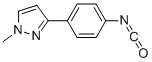 structure of CAS# 921938-54-7, 3-(4-Isocyanatophenyl)-1-Methyl-1H-Pyrazole;4-(1-Methyl-1H-Pyrazol-3-Yl)Phenyl Isocyanate;3-(4-Isocyanatophenyl)-1-Methyl-1H-Pyrazole