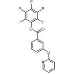 CAS#: 921938-61-6， Pentafluorophenyl 3-(2-pyridinyloxy)benzoate