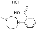 structure of CAS# 921938-77-4, 2-(Hexahydro-4-Methyl-1H-1,4-Diazepin-1-Yl)-Benzoic Acid Hydrochloride (1:1);2-(4-Methylperhydro-1,4-Diazepin-1-Yl)Benzoic Acid Hydrochloride 0.5 Hydrate;2-(4-Methylperhydro-1,4-Diazepin-1-Yl)Benzoic Acid Hydrochloride Hemihydrate;2-(4-METHYLHOMOPIPERAZIN-1-YL)BENZOIC ACID HYDROCHLORIDE HEMIHYDRATES
