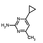 CAS#: 92238-61-4， 4-Cyclopropyl-6-methyl-2-pyrimidinamine