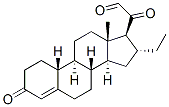 CAS 登录号：92278-27-8， 16alpha-乙基-19-去甲-4-孕烯-3,20-二酮-21-醛