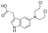 CAS 登录号：92298-15-2， 2-[5-[双(2-氯乙基)氨基]-1H-吲哚-3-基]乙酸