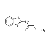 CAS#: 92316-70-6， N-(1,3-Benzothiazol-2-yl)butanamide
