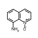 结构式 CAS# 92339-84-9, 8-喹啉胺1-氧化物