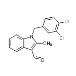 CAS#: 92407-88-0， 1-(3,4-Dichlorobenzyl)-2-methyl-1H-indole-3-carbaldehyde