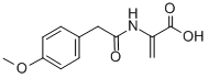 CAS#: 92455-12-4， 2-[[2-(4-Methoxyphenyl)acetyl]amino]acrylic acid