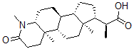 CAS 登录号:92472-61-2, 4-甲基-4-氮杂-3-氧代孕甾-20-羧酸