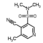 CAS#: 924886-04-4， 4-Cyano-N,N,5-trimethyl-3-pyridinesulfonamide